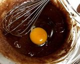 りんごのワイン煮でチョコレートケーキ作り方4写真