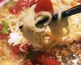 トマトとチーズと卵とセロリと塩ラーメン作り方17写真