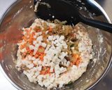 豆腐と豚のふわふわ中華蒸し作り方4写真