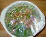 レンジで50秒！ほうれん草でもう一品作り方3写真