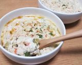 豆腐と豚のふわふわ中華蒸し作り方7写真