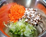 お弁当作り置きにも☆油揚げの鶏ひき肉巻き作り方1写真