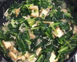 あさりと厚揚げとターサイ小松菜の沙茶醤炒作り方6写真