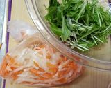 楽うま☆大根と水菜のシャキうまツナサラダ作り方1写真
