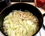 鶏肉と玉ねぎの甘口うどん作り方3写真