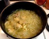 鶏肉と玉ねぎの甘口うどん作り方4写真
