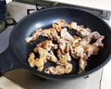 豚バラ肉とゴボウのカリッときんぴら作り方3写真