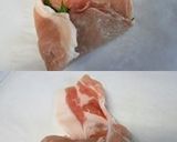 明太チーズと大葉の肉巻照り焼き作り方2写真