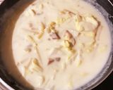 焼き鳥缶で♡簡単クリームグラタン♡作り方2写真