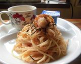 ほたて入り明太子パスタ(^^♪作り方4写真