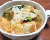 体もポカポカ温まるキムチ野菜スープ作り方3写真