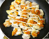 ぷりぷり鶏もも肉のキムチマヨチーズ焼き作り方7写真