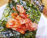 簡単~韓国海苔でキムチ納豆巻き！作り方1写真
