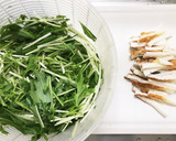 水菜の海苔佃煮マヨネーズ和え作り方1写真
