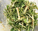 水菜の海苔佃煮マヨネーズ和え作り方3写真