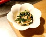 【絶品】春菊と油揚げの柚子胡椒和え作り方5写真