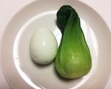 低糖質☆青梗菜と卵のオイマヨサラダ作り方1写真