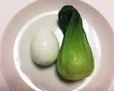低糖質☆青梗菜と卵のオイマヨサラダ作り方1写真