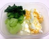 低糖質☆青梗菜と卵のオイマヨサラダ作り方4写真