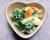 低糖質☆青梗菜と卵のオイマヨサラダ作り方6写真