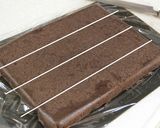 ロールケーキdeチョコチーズデコレション作り方32写真