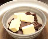 バレンタインに⁂カカオと小豆のフォンダン作り方1写真