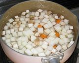 ★和ふぅ～野菜のコロコロコンソメスープ★作り方2写真