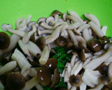 簡単おひたし　菜っぱときのこと油揚げ作り方4写真