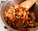 トマトとお豆のピリ辛スープ作り方4写真
