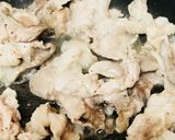 簡単●豚こまぎれ肉のトンテキソース炒め作り方2写真