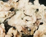 簡単●豚こまぎれ肉のトンテキソース炒め作り方2写真