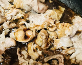 簡単●豚こまぎれ肉のトンテキソース炒め作り方3写真