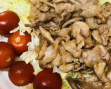 簡単●豚こまぎれ肉のトンテキソース炒め作り方4写真