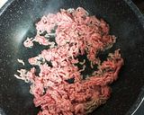 子供が喜ぶ簡単牛肉のそぼろ。作り方1写真