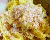 レンジで蒸しキャベツとアミエビのサラダ作り方3写真