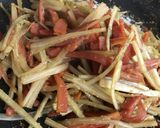 旬のご馳走 簡単！ウドのきんぴら 常備菜作り方3写真