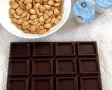 3分クッキング♫福豆で♡クランチチョコ作り方1写真