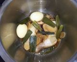 ホットクック☆骨付き鶏もも肉のやわらか煮作り方5写真