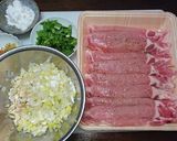 豚ロースのあたた生だしニラソースがけ作り方2写真