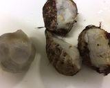 里芋と海苔のお味噌汁☆仕上げは柚子香りで作り方3写真