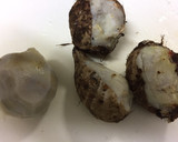 里芋と海苔のお味噌汁☆仕上げは柚子香りで作り方3写真