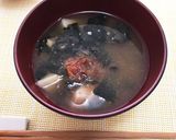 里芋と海苔のお味噌汁☆仕上げは柚子香りで作り方10写真