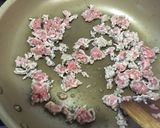 にんにくの芽と豚ひき肉のナンプラー炒め作り方2写真