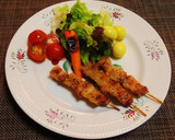 脂が落ちて見栄えするポークの串焼き♪～♪作り方2写真