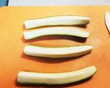 ズッキーニの豚バラチーズ焼き：ラクック作り方2写真