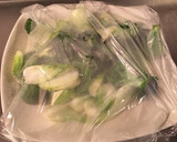 つぼみ菜とブロッコリーの中華風卵炒め作り方2写真