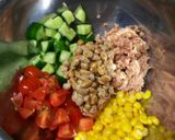 簡単！納豆サラダ＊うどんと合わせても美味作り方2写真