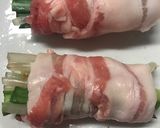 モヤシ&ニラの豚ばら巻き♡柚子胡椒ソース作り方2写真