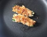 モヤシ&ニラの豚ばら巻き♡柚子胡椒ソース作り方7写真