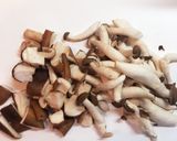 10分で完成！きのことチキンゆずマヨ炒め作り方1写真